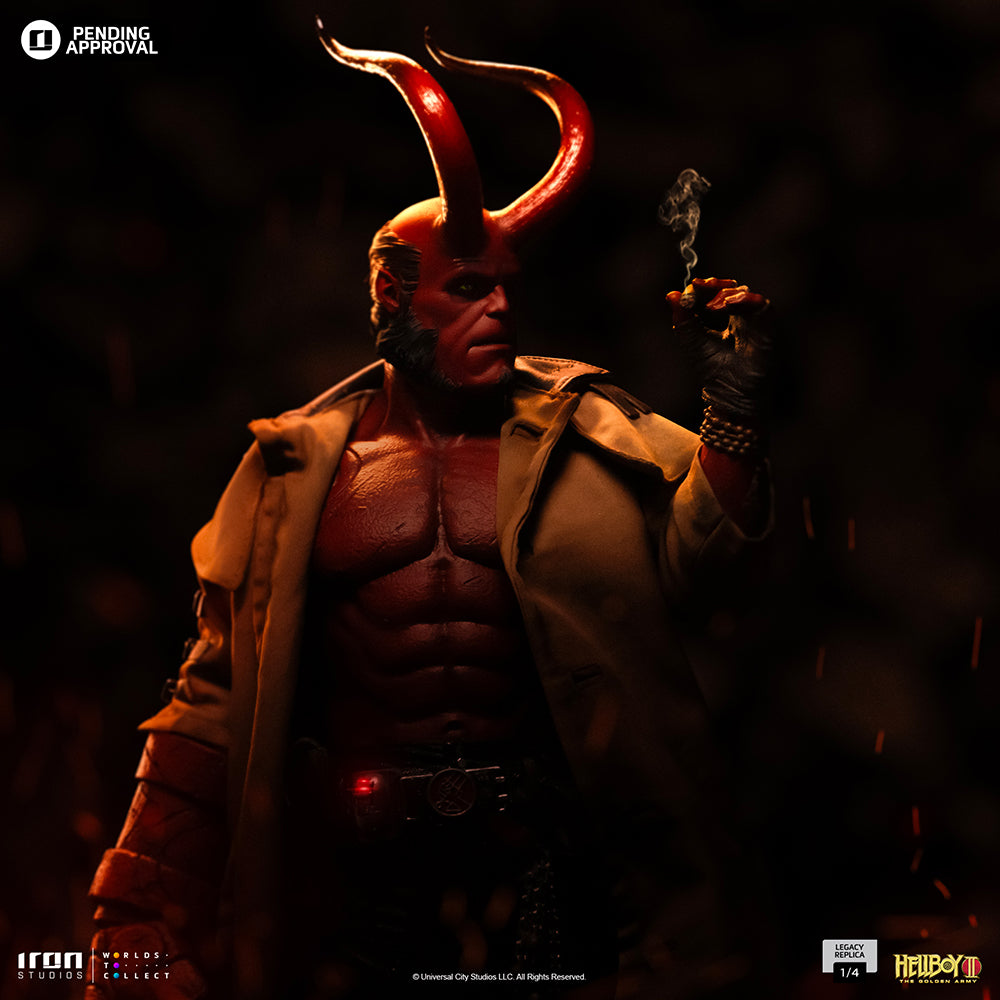 Estátua Hellboy - Hellboy The Golden Army - Legacy Replica 1/4 - Iron Studios
