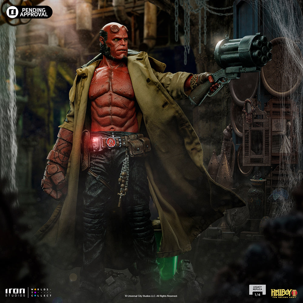Estátua Hellboy - Hellboy The Golden Army - Legacy Replica 1/4 - Iron Studios