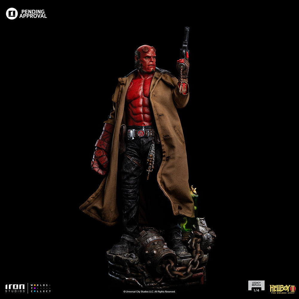 Estátua Hellboy - Hellboy The Golden Army - Legacy Replica 1/4 - Iron Studios