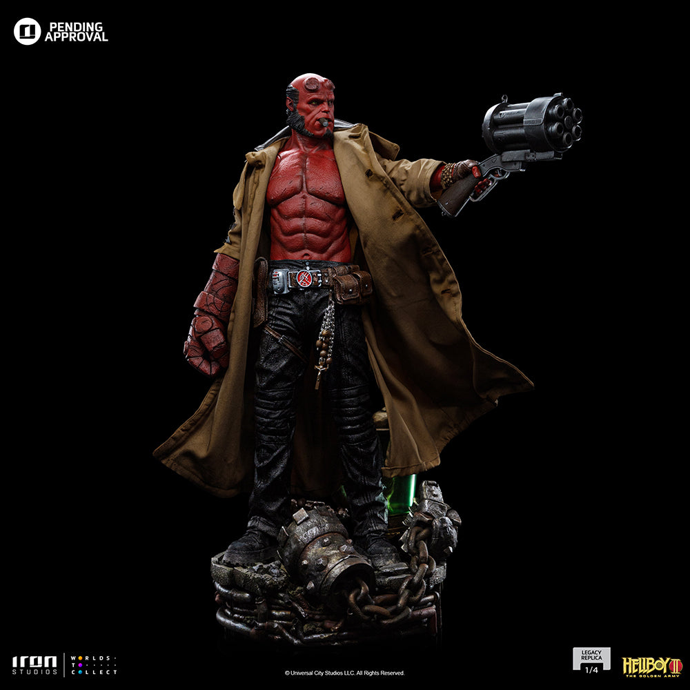 Estátua Hellboy - Hellboy The Golden Army - Legacy Replica 1/4 - Iron Studios