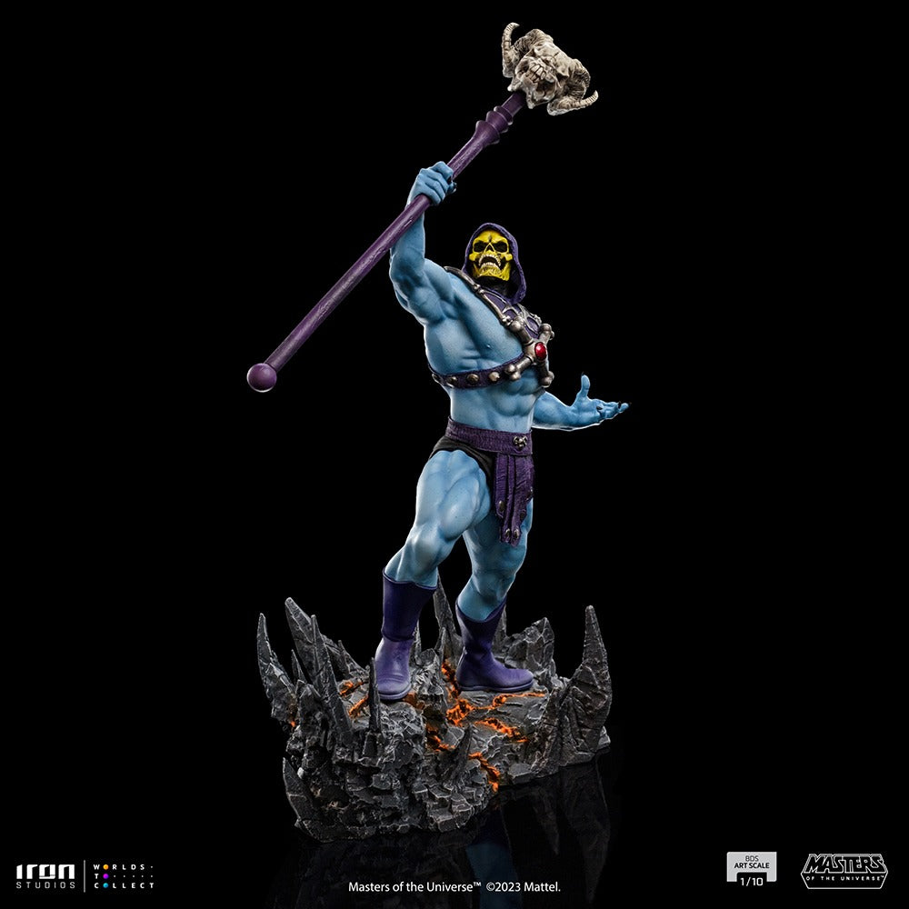 Estátua Esqueleto - He-man e os Mestres do Universo - BDS Art Scale 1/10 - Iron Studios
