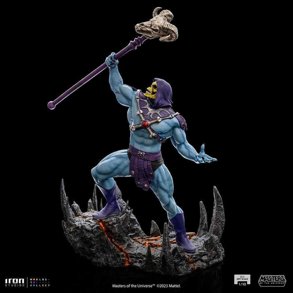 Estátua Esqueleto - He-man e os Mestres do Universo - BDS Art Scale 1/10 - Iron Studios