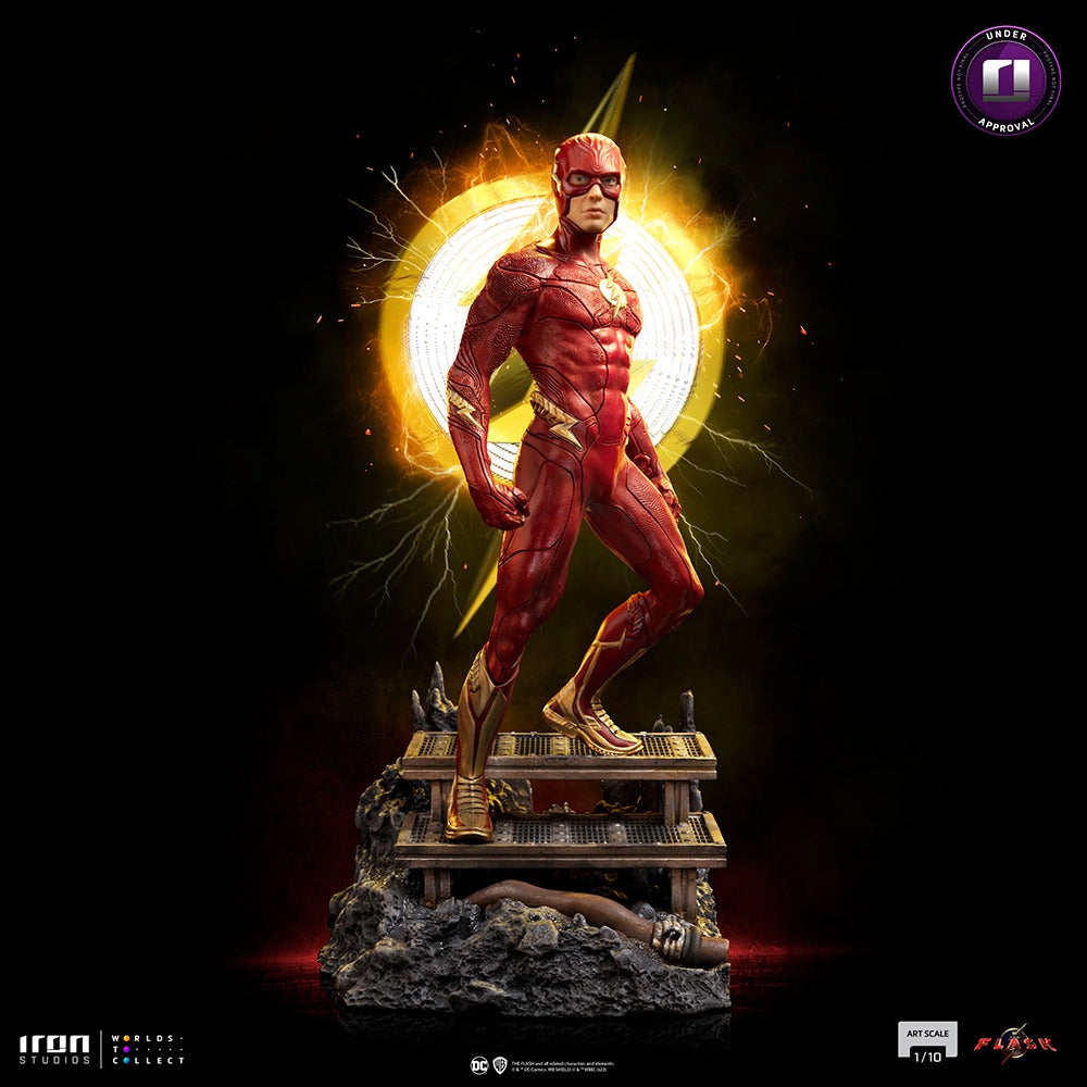Estátua Flash - The Flash Movie - Art Scale 1/10 - Iron Studios