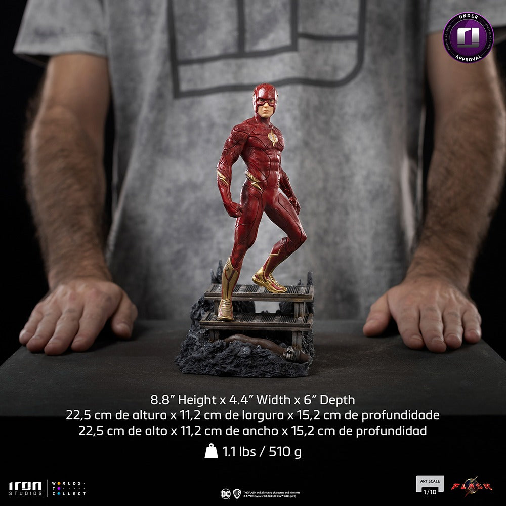 Estátua Flash - The Flash Movie - Art Scale 1/10 - Iron Studios