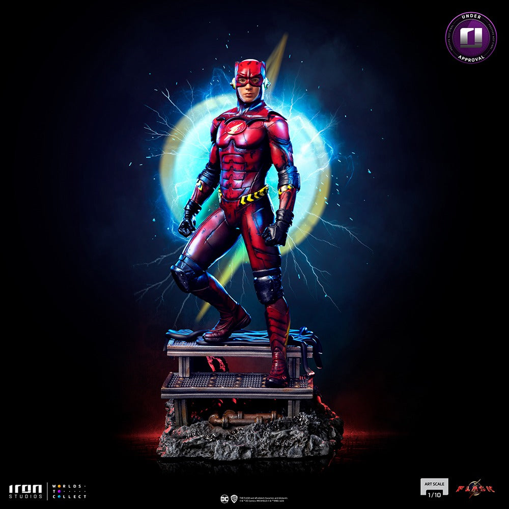 Estátua Flash Alternate Ver - The Flash Movie - Art Scale 1/10 - Iron Studios