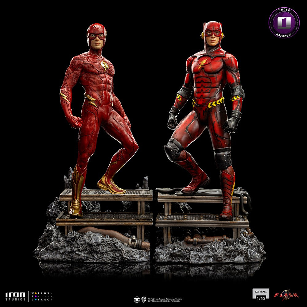 Estátua Flash Alternate Ver - The Flash Movie - Art Scale 1/10 - Iron Studios