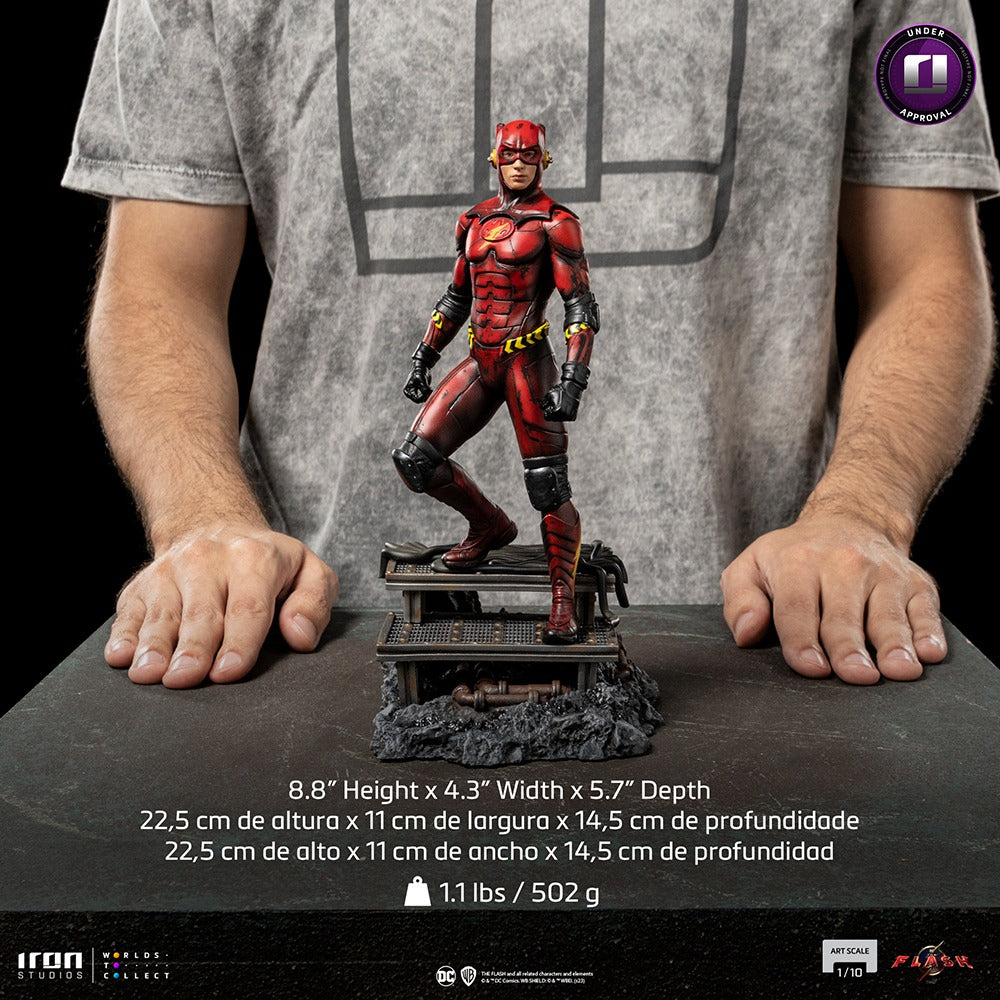Estátua Flash Alternate Ver - The Flash Movie - Art Scale 1/10 - Iron Studios