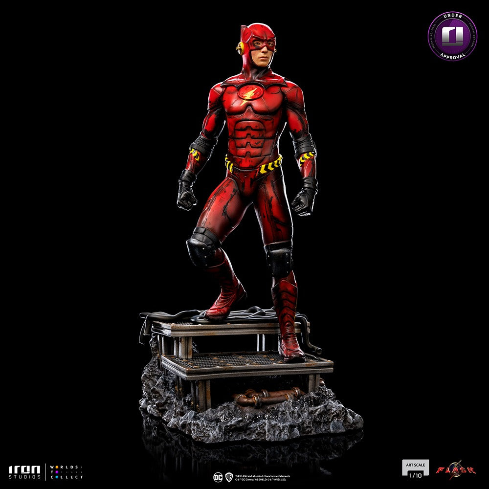 Estátua Flash Alternate Ver - The Flash Movie - Art Scale 1/10 - Iron Studios