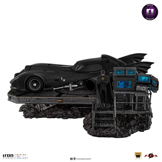 Estátua Batmobile Deluxe - The Flash Movie - Art Scale 1/10 - Iron Studios