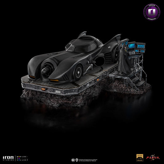 Estátua Batmobile Deluxe - The Flash Movie - Art Scale 1/10 - Iron Studios