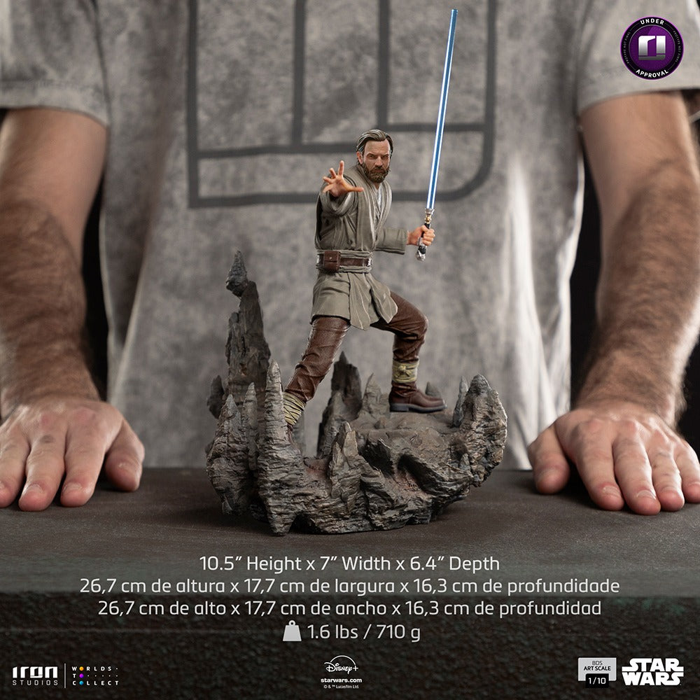 Estátua Obi-Wan Kenobi - Obi-Wan Kenobi - BDS Art Scale 1/10 - Iron Studios