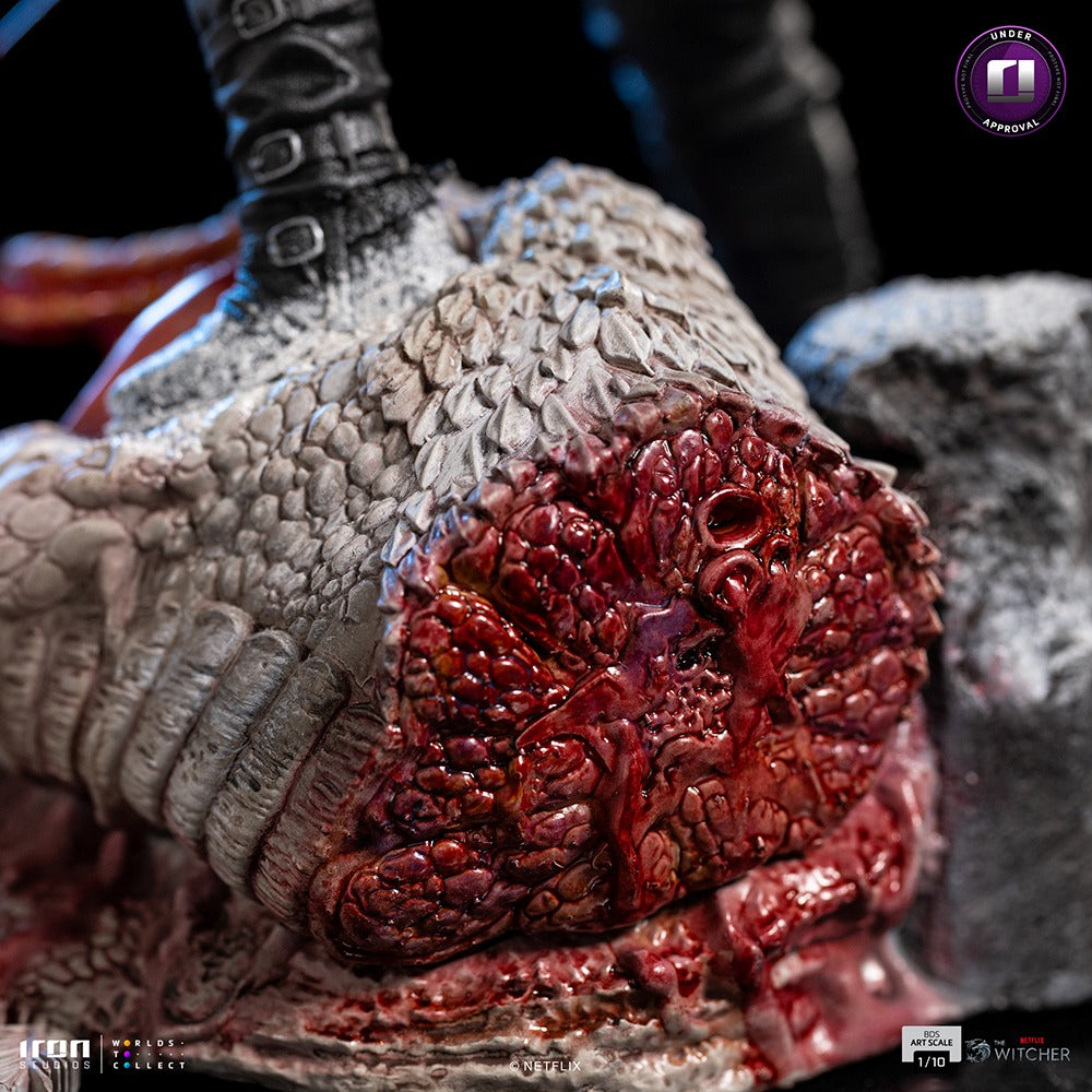 Estátua Geralt of Rivia - The Witcher Netflix - BDS Art Scale - Iron Studios