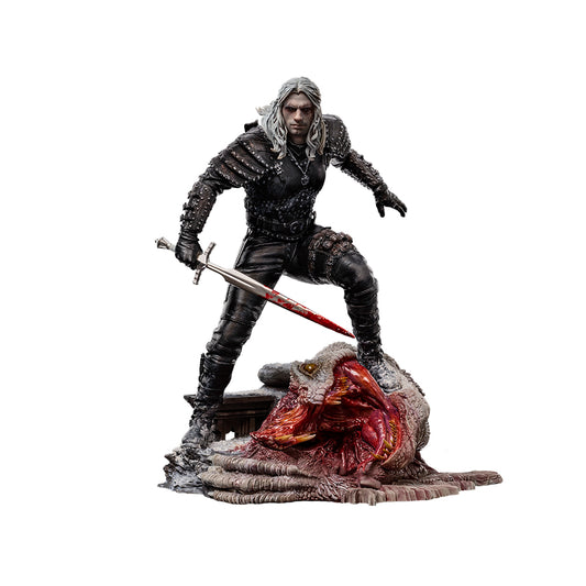 Estátua Geralt of Rivia - The Witcher Netflix - BDS Art Scale - Iron Studios