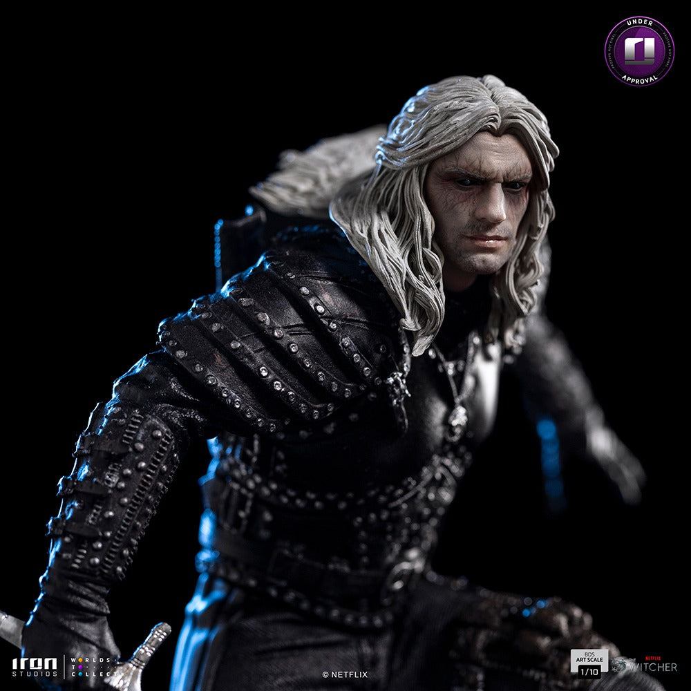 Estátua Geralt of Rivia - The Witcher Netflix - BDS Art Scale - Iron Studios