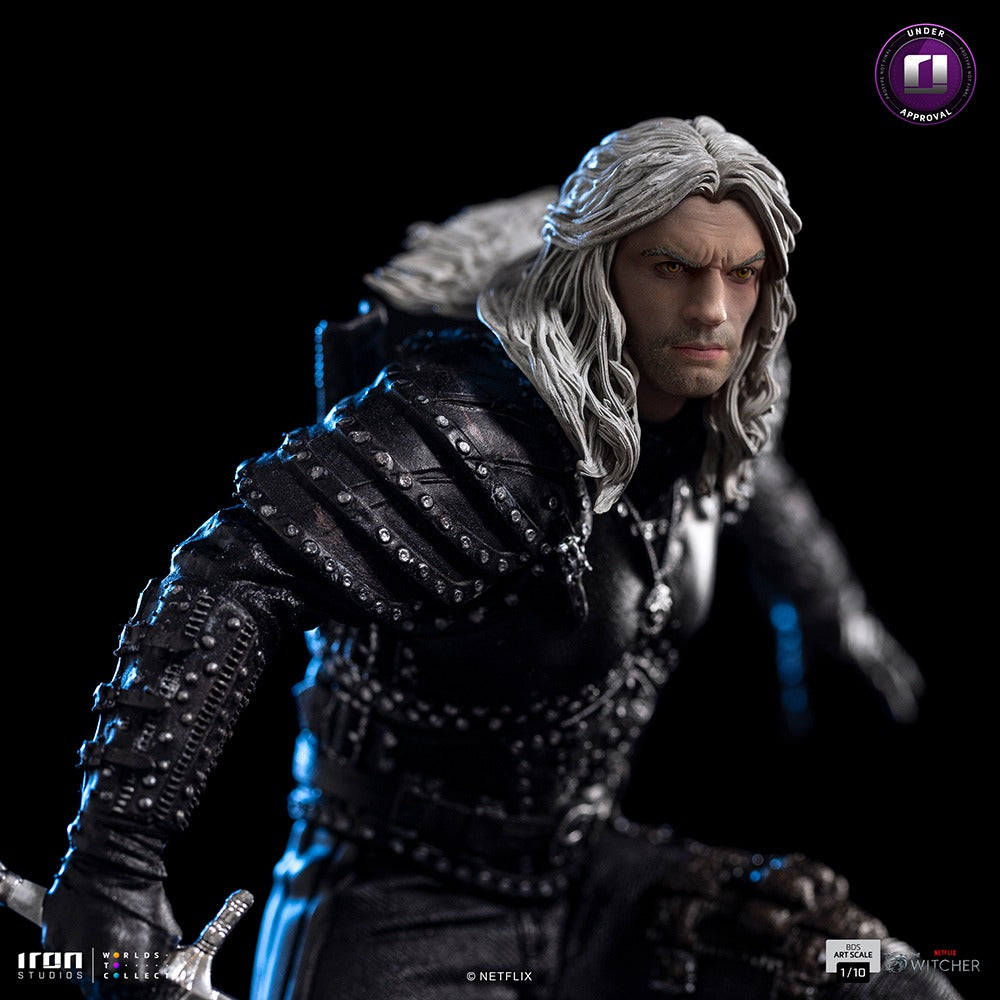 Estátua Geralt of Rivia - The Witcher Netflix - BDS Art Scale - Iron Studios