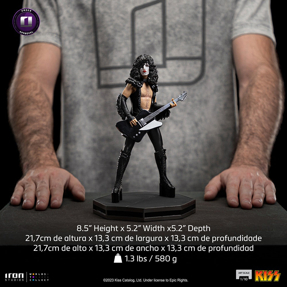 Estátua Paul Stanley - Kiss - Art Scale 1/10 - Iron Studios