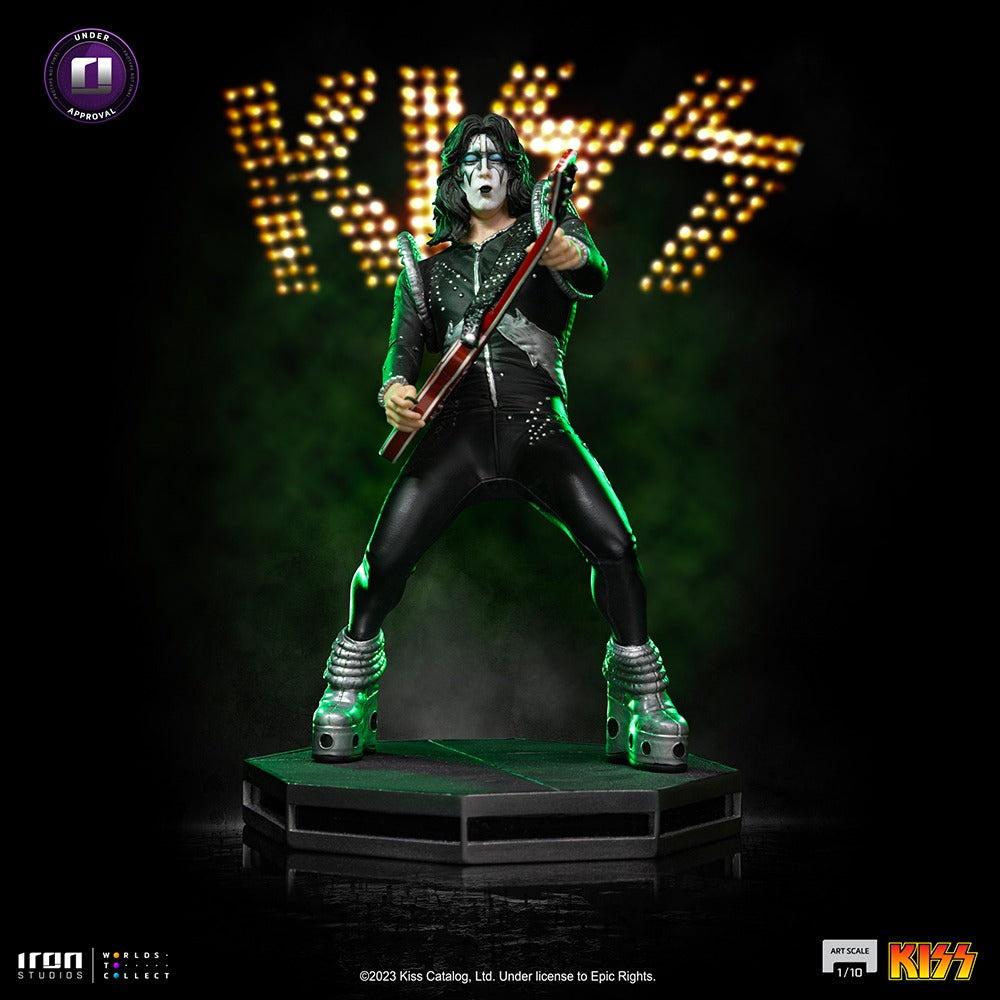 Estátua Ace Frehley - Kiss - Art Scale 1/10 - Iron Studios – Iron