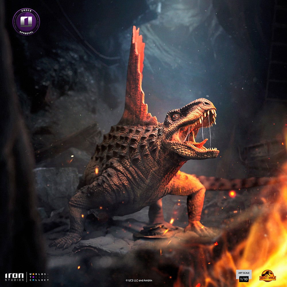 Estátua Dimetrodon - Jurassic World Dominion - Art scale 1/10 - Iron Studios