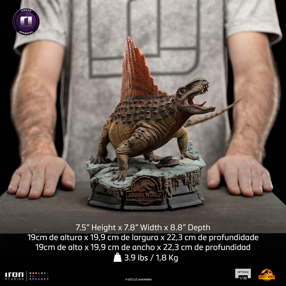 Estátua Dimetrodon - Jurassic World Dominion - Art scale 1/10 - Iron Studios