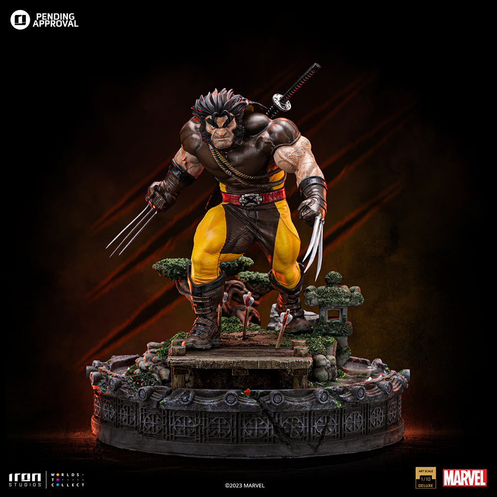 Estátua Wolverine Unleashed Deluxe - Marvel - Art Scale 1/10 - Iron Studios