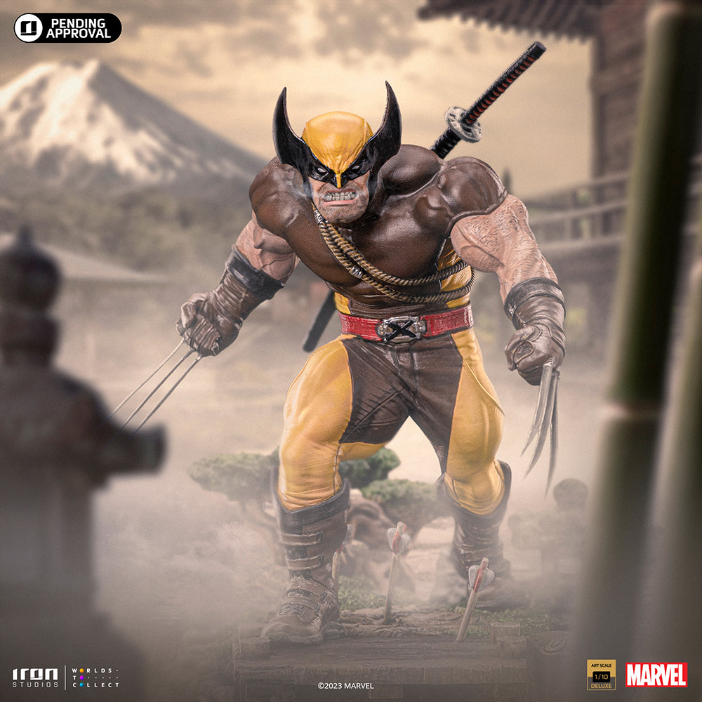 Estátua Wolverine Unleashed Deluxe - Marvel - Art Scale 1/10 - Iron Studios