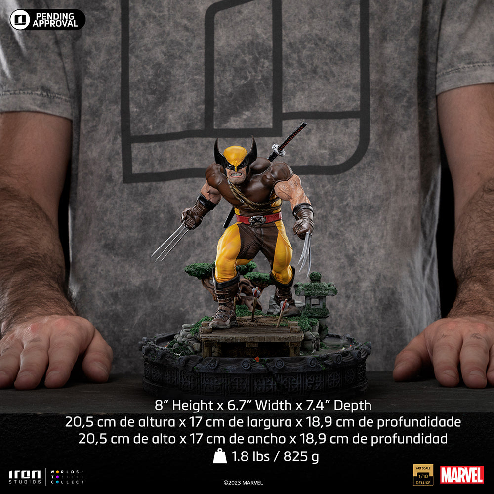 Estátua Wolverine Unleashed Deluxe - Marvel - Art Scale 1/10 - Iron Studios