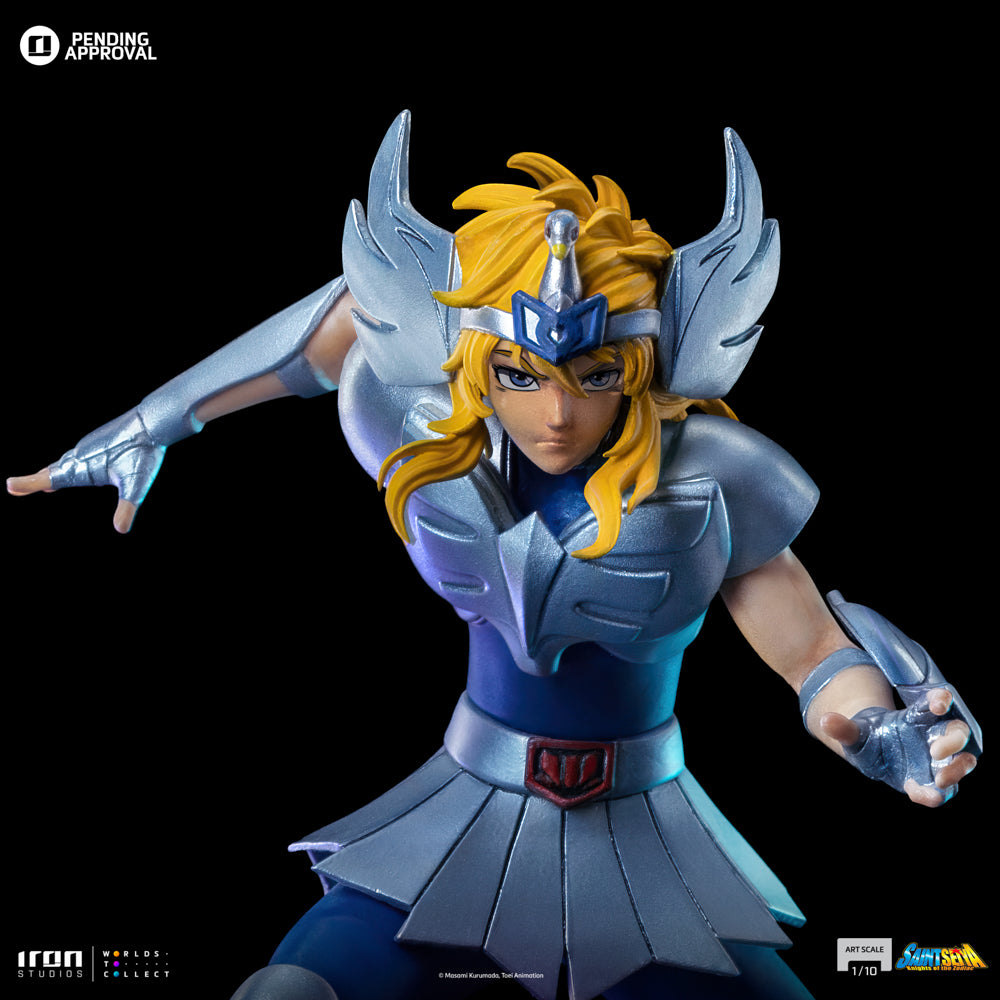 Estátua Hyoga de Cisne - Os Cavaleiros do Zodíaco - Art Scale 1/10 - Iron Studios