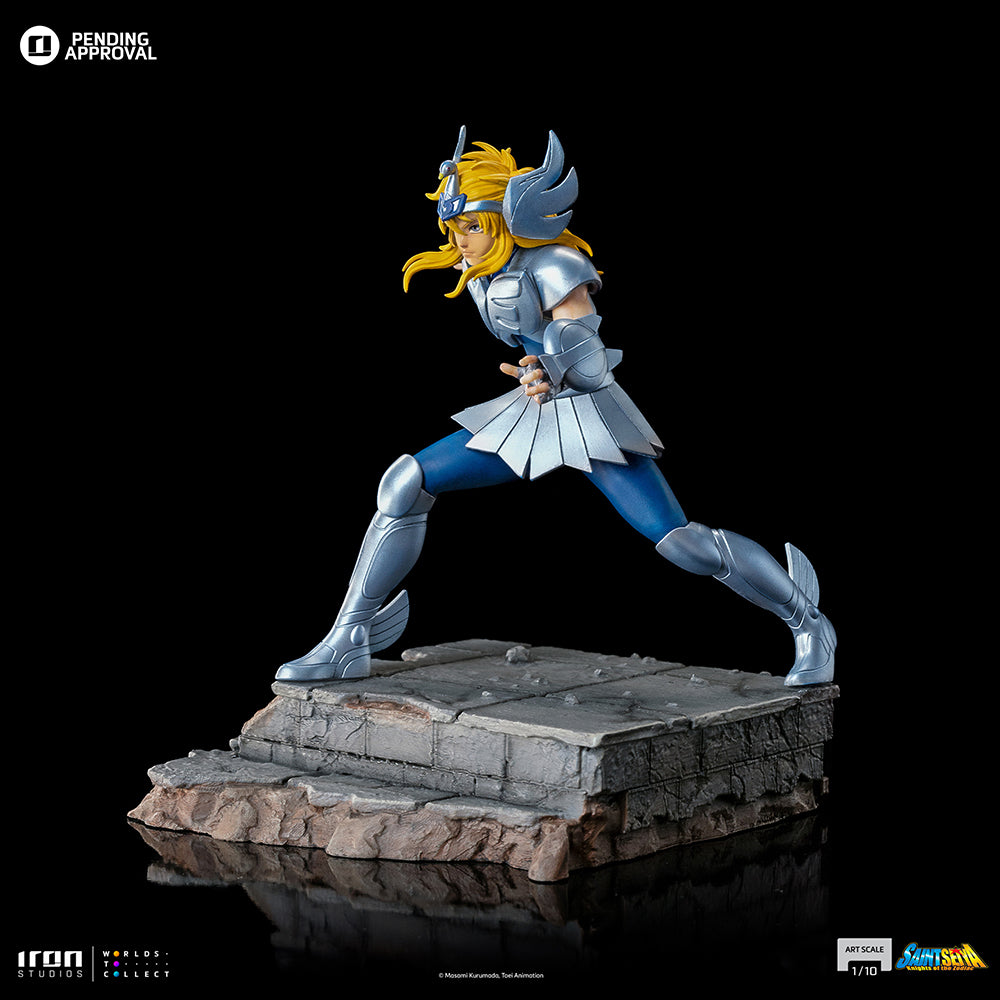 Estátua Hyoga de Cisne - Os Cavaleiros do Zodíaco - Art Scale 1/10 - Iron Studios