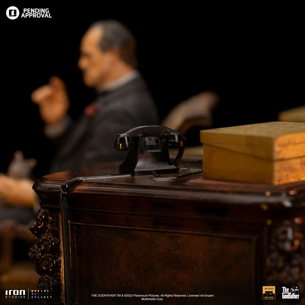 Estátua Don Vito Corleone Deluxe - O Poderoso Chefão - Art Scale 1/10 - Iron Studios
