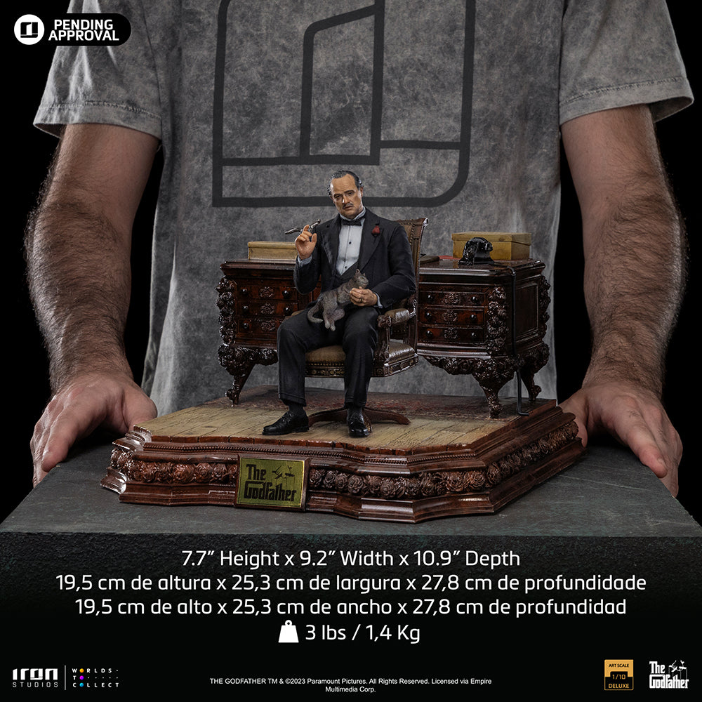 Estátua Don Vito Corleone Deluxe - O Poderoso Chefão - Art Scale 1/10 - Iron Studios