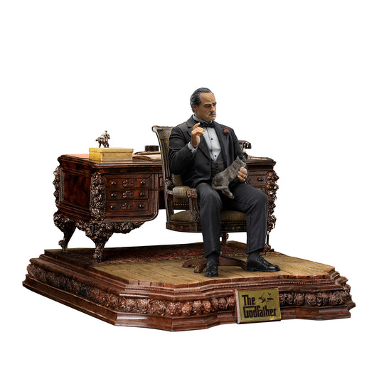 Estátua Don Vito Corleone Deluxe - O Poderoso Chefão - Art Scale 1/10 - Iron Studios