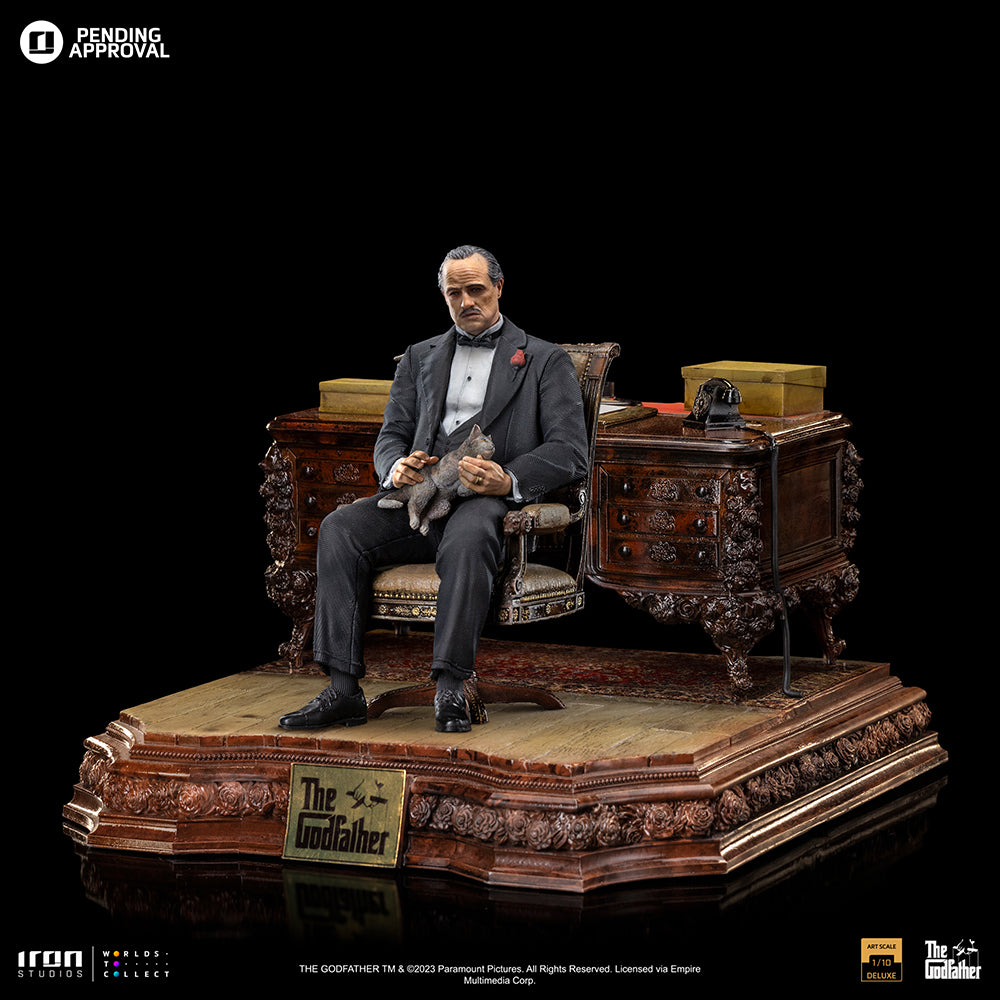 Estátua Don Vito Corleone Deluxe - O Poderoso Chefão - Art Scale 1/10 - Iron Studios