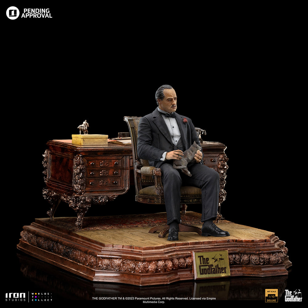 Estátua Don Vito Corleone Deluxe - O Poderoso Chefão - Art Scale 1/10 - Iron Studios