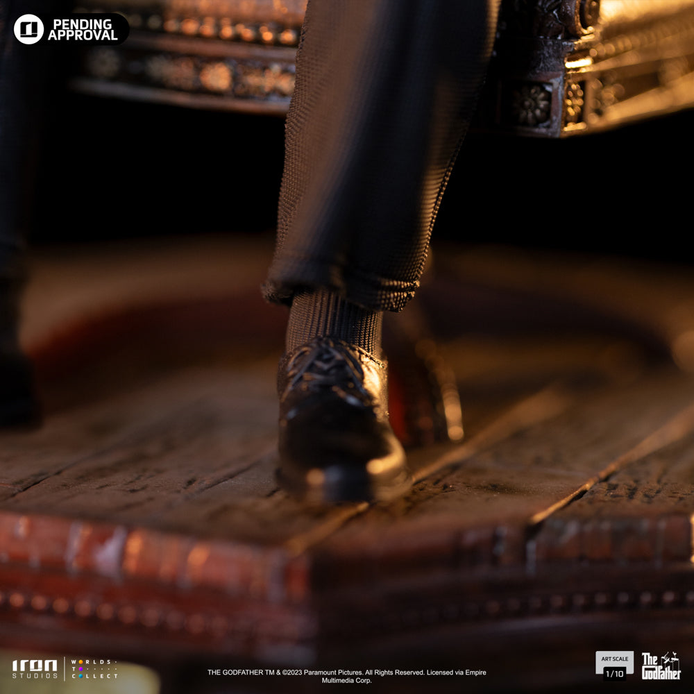 Estátua Don Vito Corleone - O Poderoso Chefão - Art Scale 1/10 - Iron Studios
