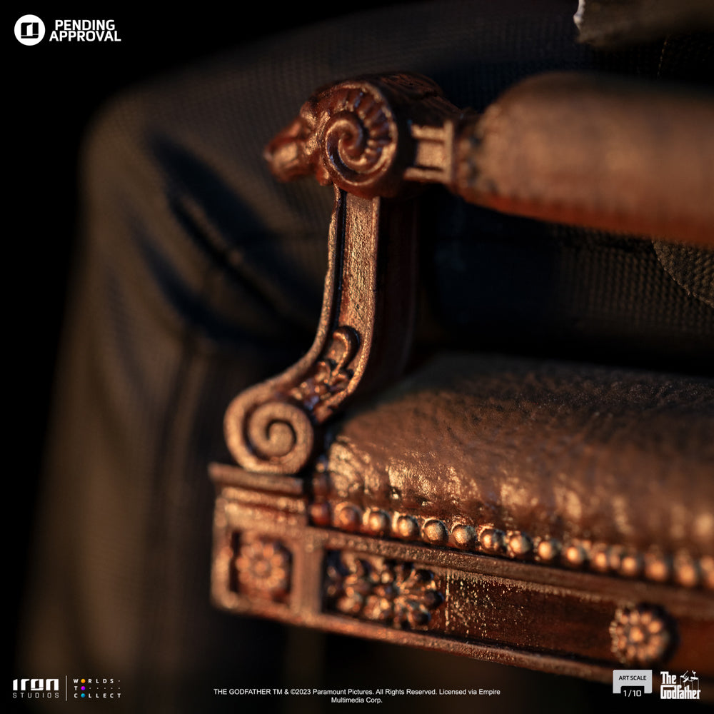 Estátua Don Vito Corleone - O Poderoso Chefão - Art Scale 1/10 - Iron Studios