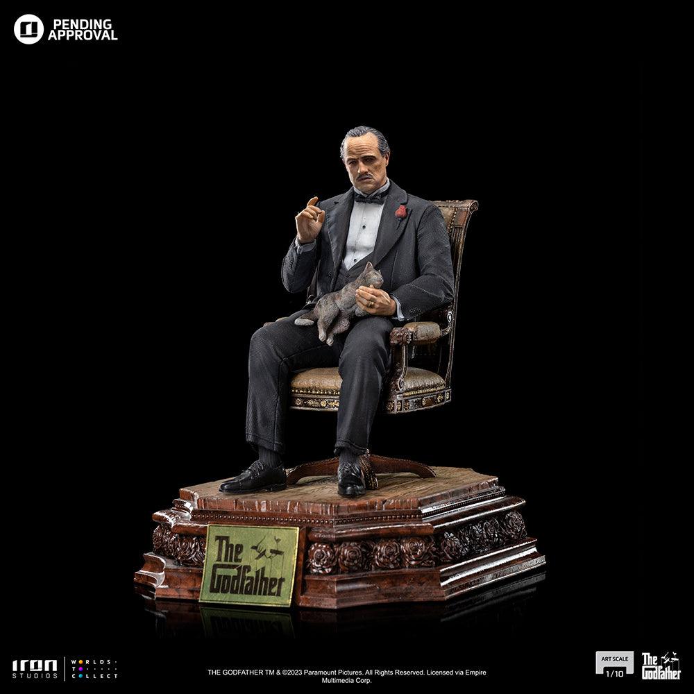 Estátua Don Vito Corleone - O Poderoso Chefão - Art Scale 1/10 - Iron Studios
