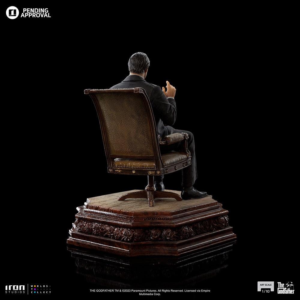 Estátua Don Vito Corleone - O Poderoso Chefão - Art Scale 1/10 - Iron Studios