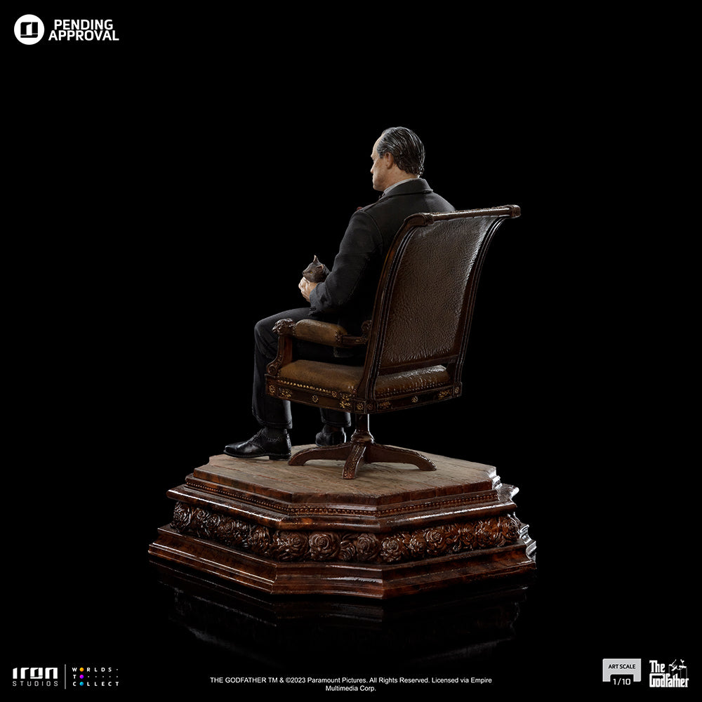 Estátua Don Vito Corleone - O Poderoso Chefão - Art Scale 1/10 - Iron Studios
