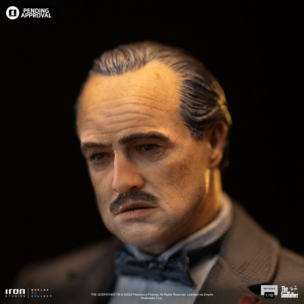 Estátua Don Vito Corleone - O Poderoso Chefão - Art Scale 1/10 - Iron Studios