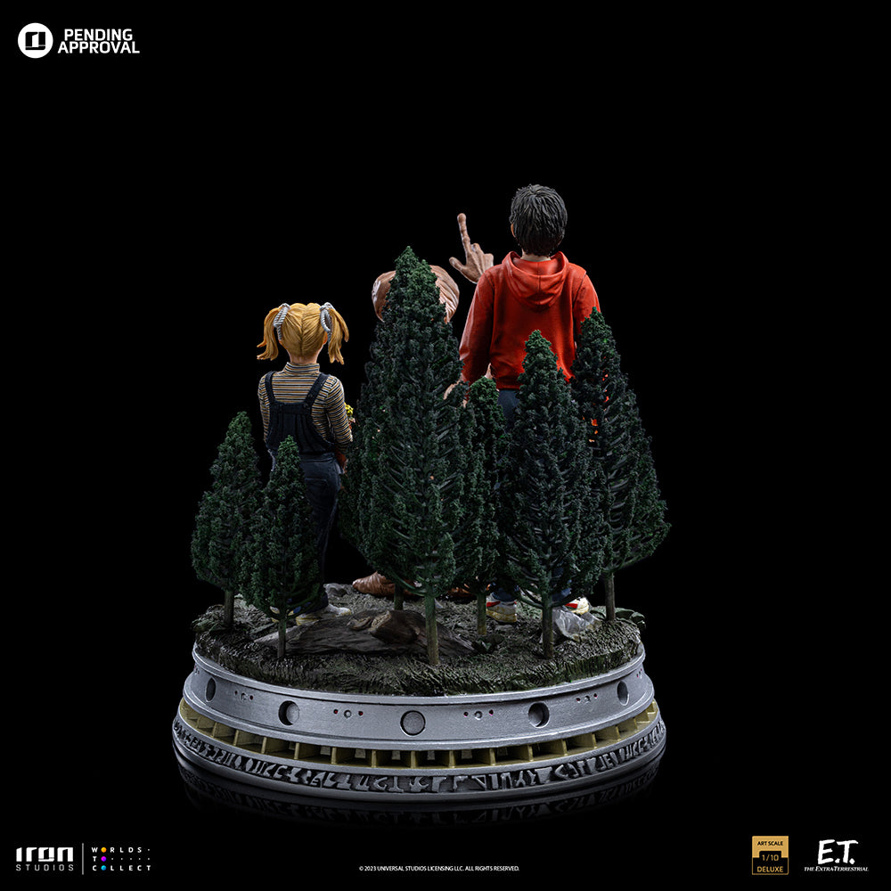 Estátua E.T. Elliot and Gertie Deluxe - E.T. The Extra-Terrestrial - Art Scale 1/10 - Iron Studios
