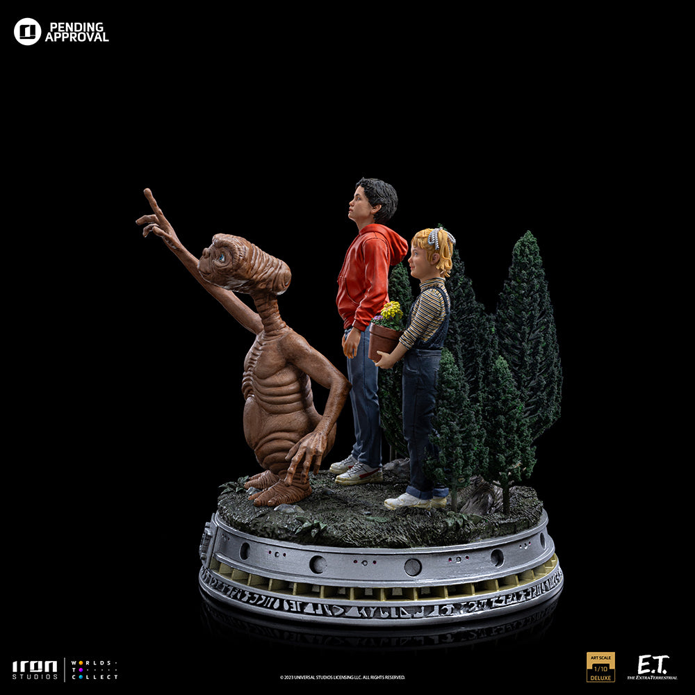 Estátua E.T. Elliot and Gertie Deluxe - E.T. The Extra-Terrestrial - Art Scale 1/10 - Iron Studios