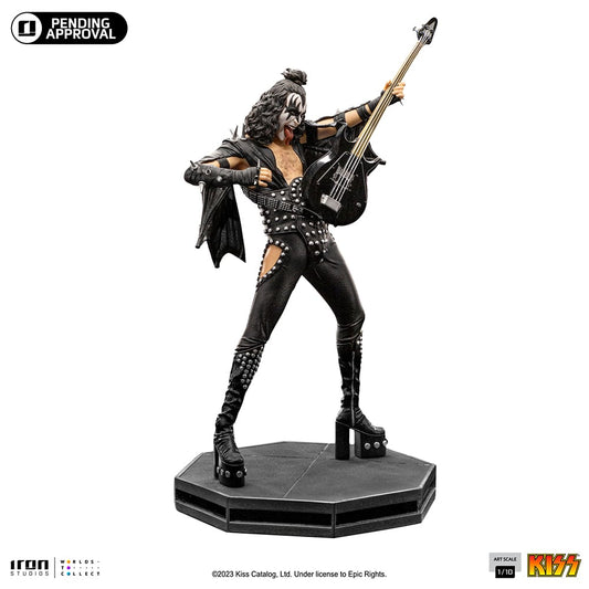 Estátua Gene Simmons aka Demon - Kiss - Art Scale 1/10 - Iron Studios
