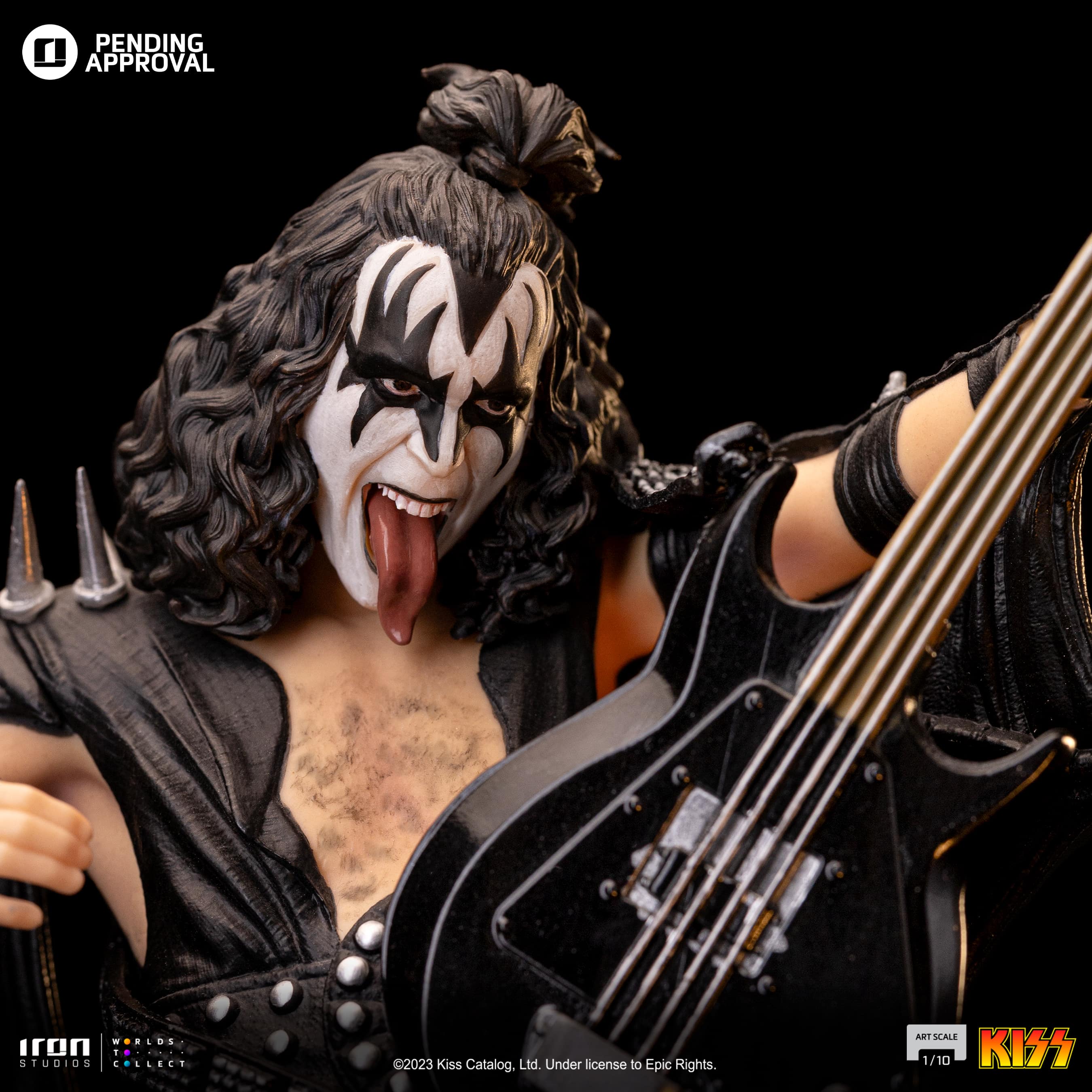 Estátua Gene Simmons aka Demon - Kiss - Art Scale 1/10 - Iron