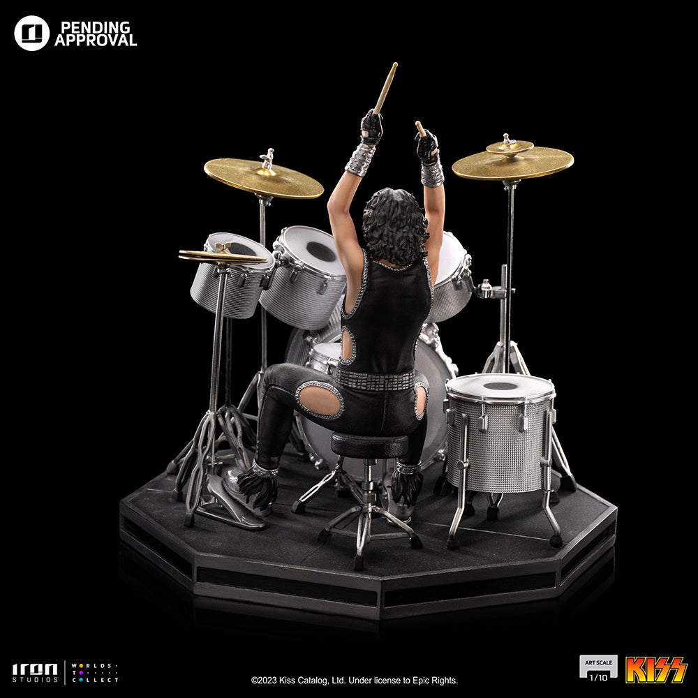 Estátua Peter Criss aka Cat - Kiss - Art Scale 1/10 - Iron Studios