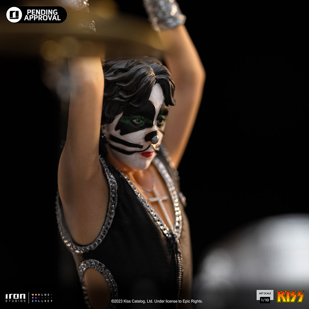 Estátua Peter Criss aka Cat - Kiss - Art Scale 1/10 - Iron Studios