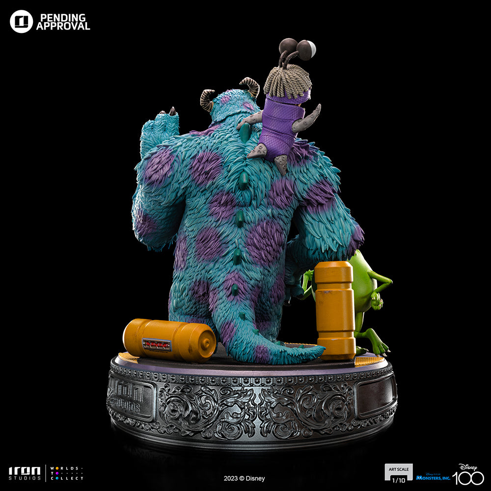 Estátua Monstros S.A. Diorama 100 Years Ver - Disney 100TH - Monstros S.A. - Art Scale 1/10 - Iron Studios