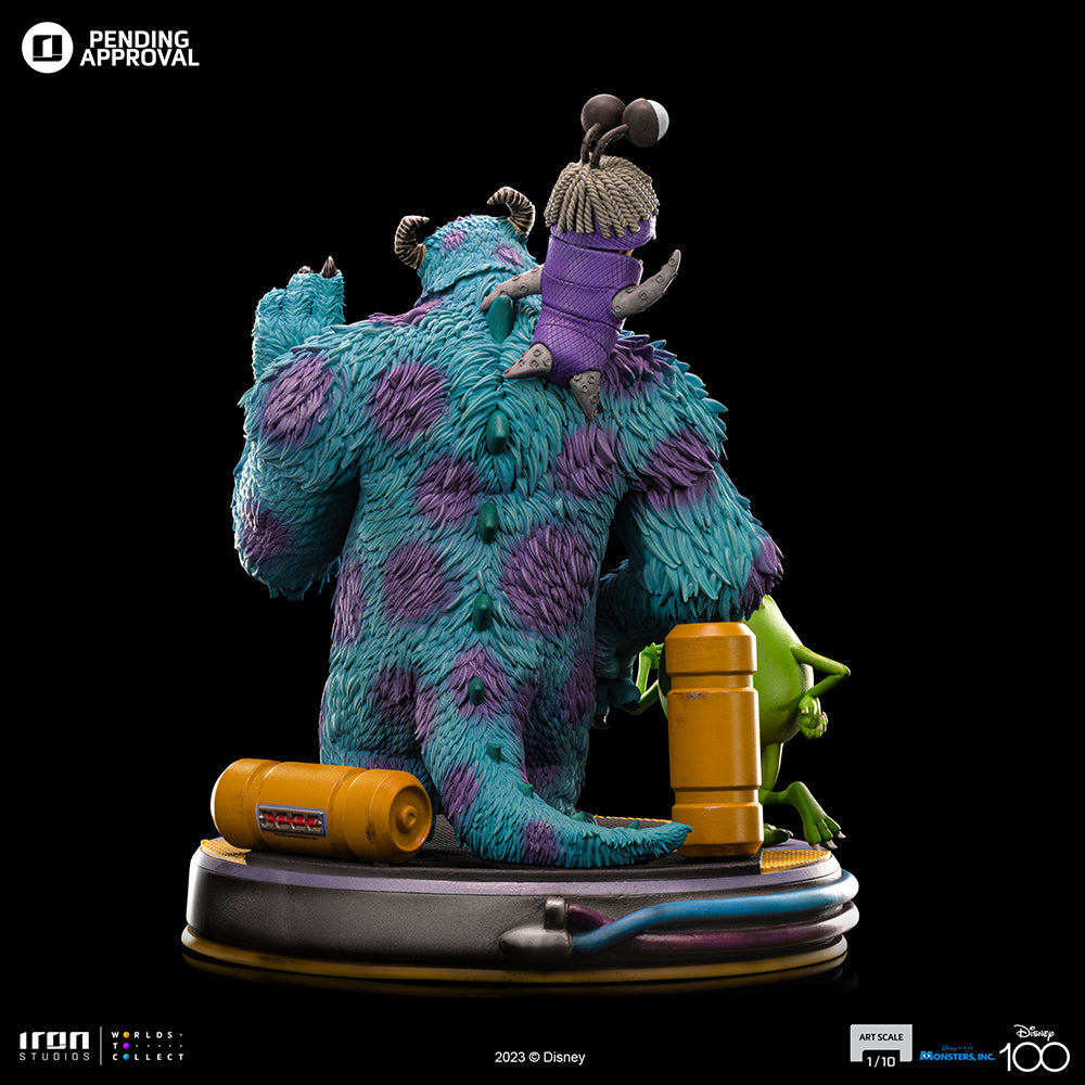Estátua Monstros S.A. Diorama - Disney 100TH - Monstros S.A. - Art Scale 1/10 - Iron Studios