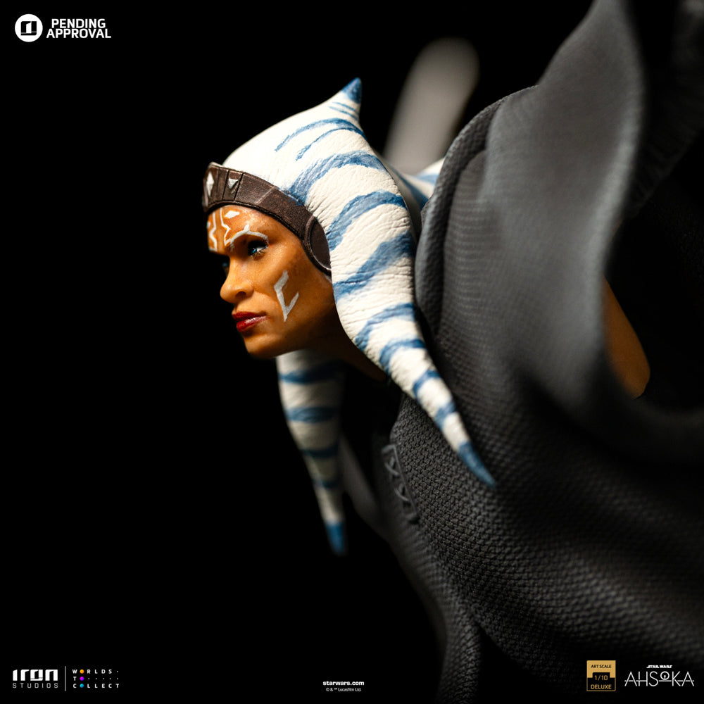Estátua Ahsoka Tano Deluxe - Star Wars Ahsoka - Art Scale 1/10 - Iron Studios