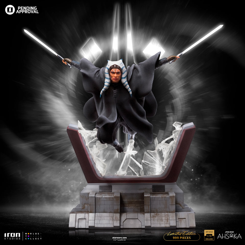 Estátua Ahsoka Tano Deluxe - Star Wars Ahsoka - Art Scale 1/10 - Iron Studios