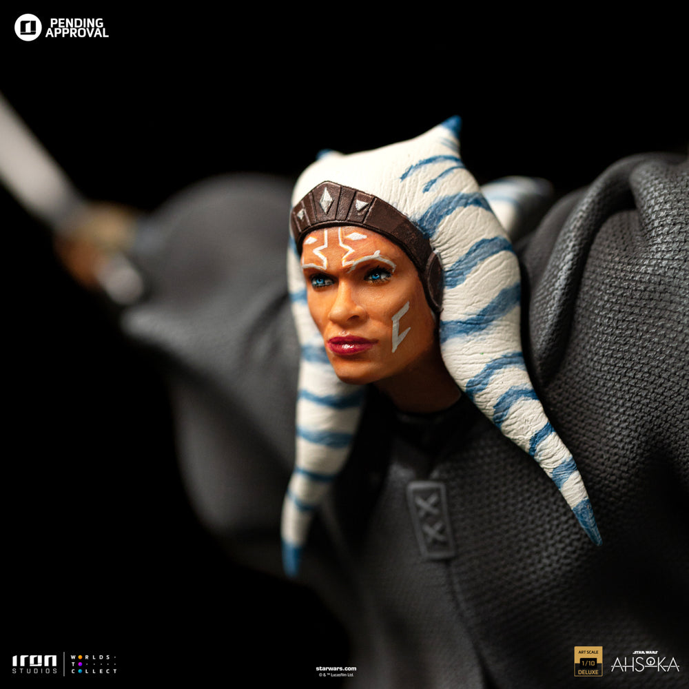 Estátua Ahsoka Tano Deluxe - Star Wars Ahsoka - Art Scale 1/10 - Iron Studios